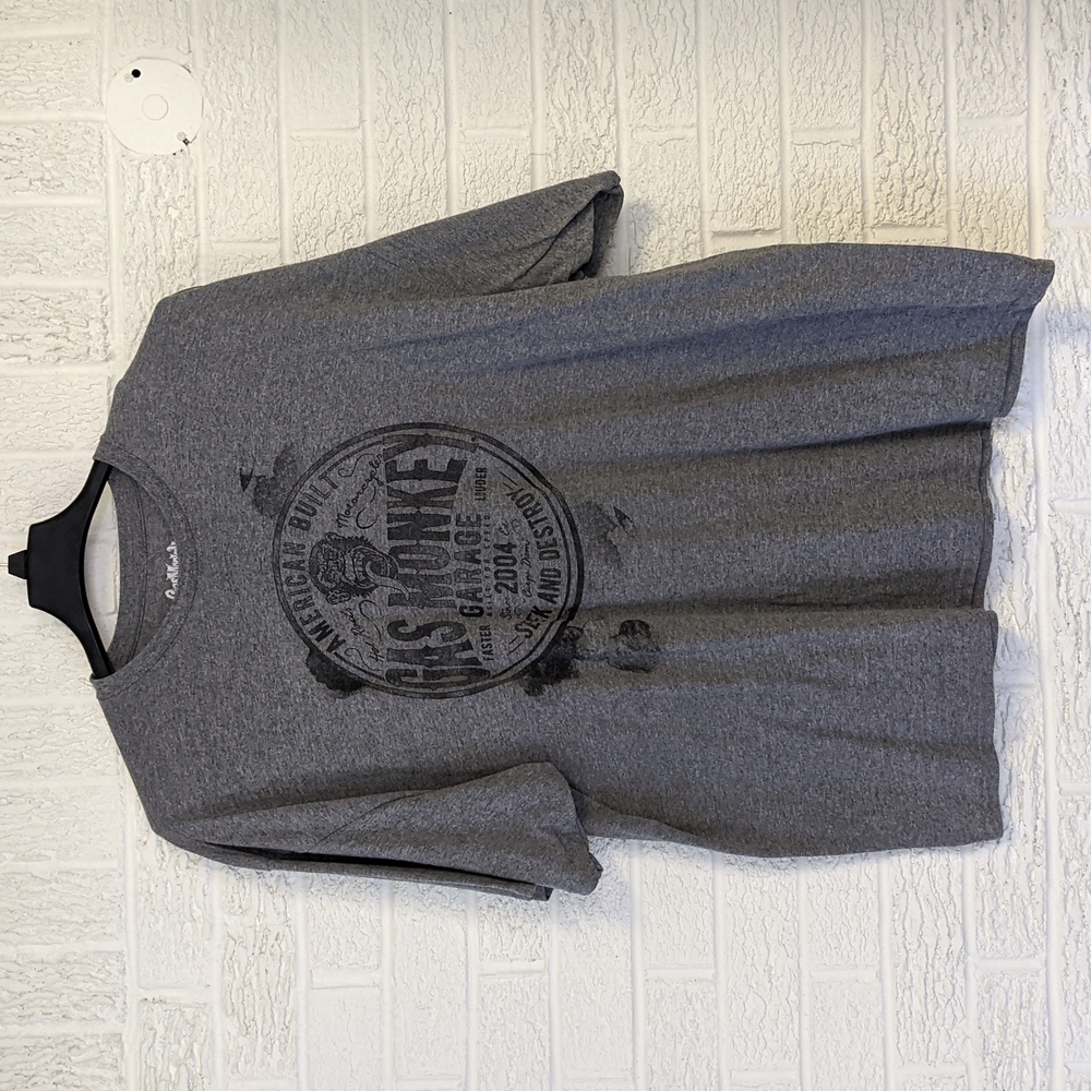Gas Monkey Garage t-shirt, grey size 3XL